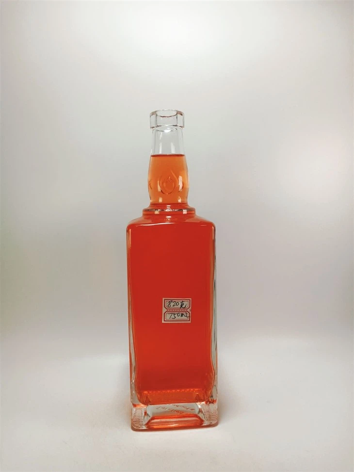 750ml Super Flint Crystal Material Whiskey Bottle Vodka Liquor